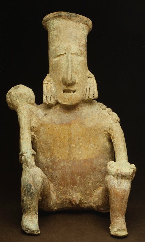 Seated Male Figure, 3rd-7th century