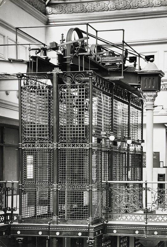 Elevator Cage, attributed to Robert Gene Wilcox, 20th century