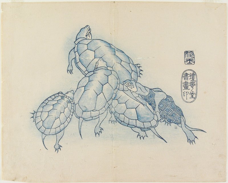 Turtles, Yamada Hōgyoku, 1830s
