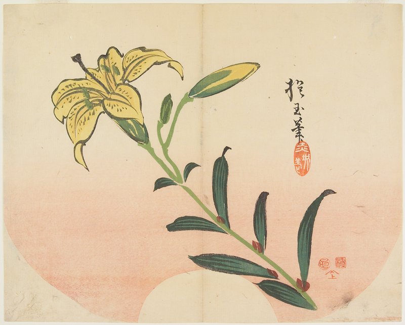 Lily, Yamada Hōgyoku, 1827