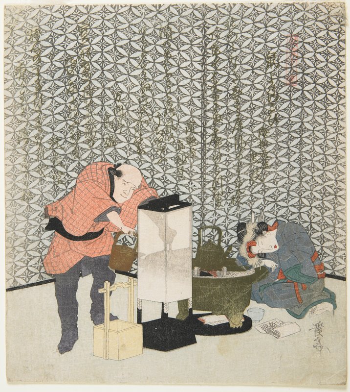 Happy Rats, Eisen 英泉, 1828
