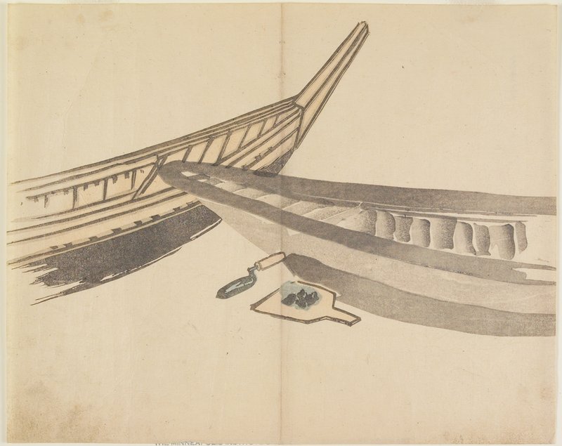 Collecting Green Rust, Yamada Hōgyoku, 1830s
