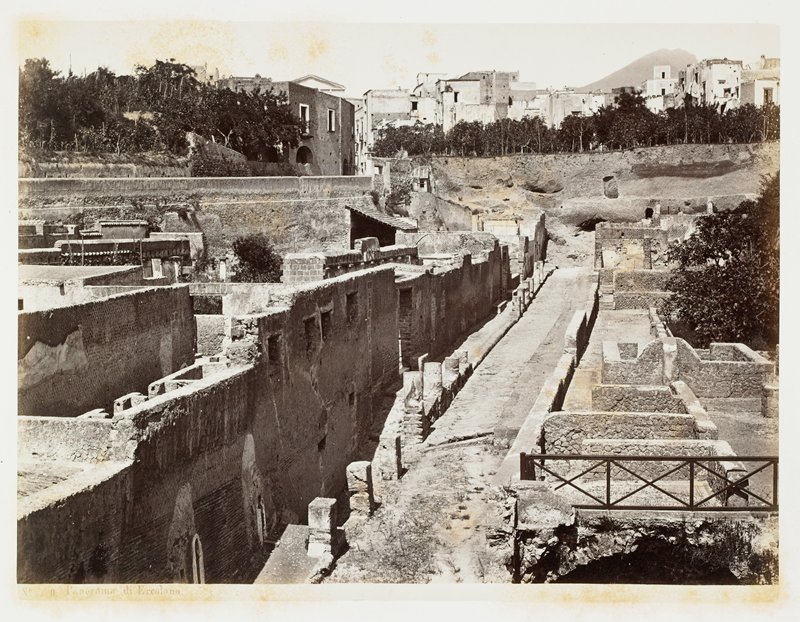Panorama di Ercolano, Giorgio Sommer, 19th-20th century