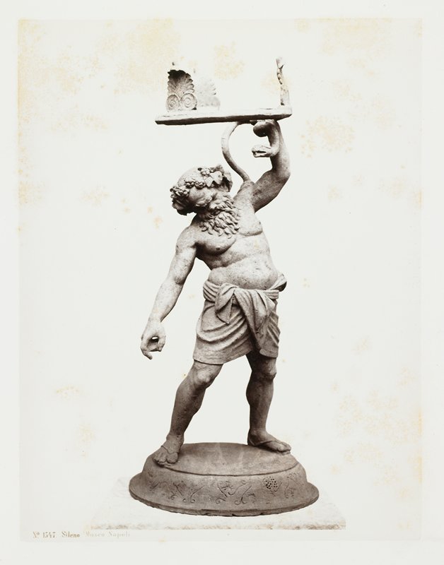 Sileno, Museo Napoli, Giorgio Sommer, 19th-20th century