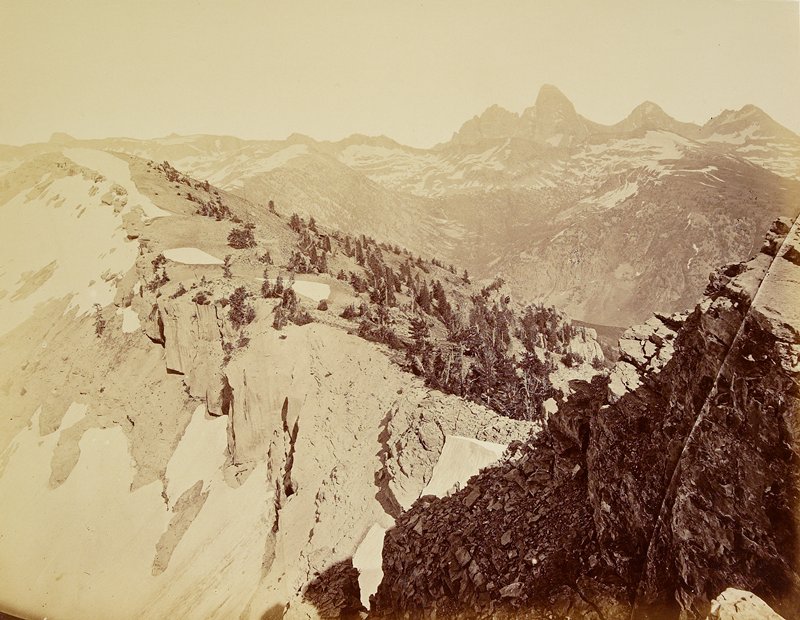 The Three Tétons, William Henry Jackson, c. 1873