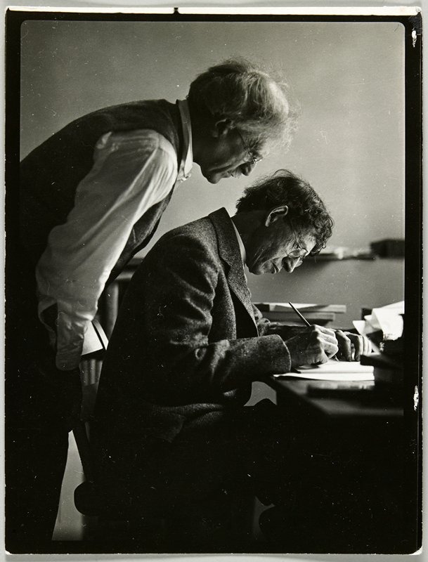 Alfred Stieglitz and John Marin at An American Place, New York, Herbert J. Seligman, 1931