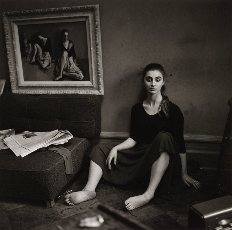 Model, Moses Soyer Studio by Larry Fink