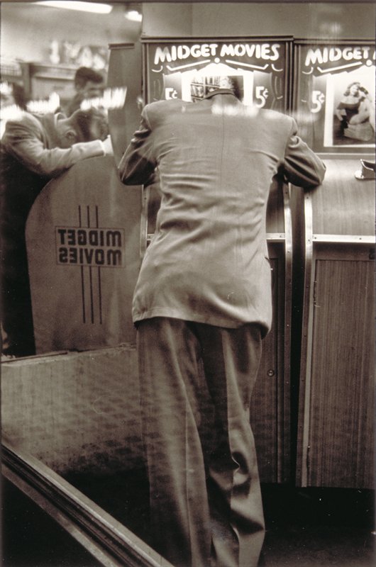 Flea Circus, 42nd Street, New York City, Louis Faurer, c. 1947 (printed 1980)