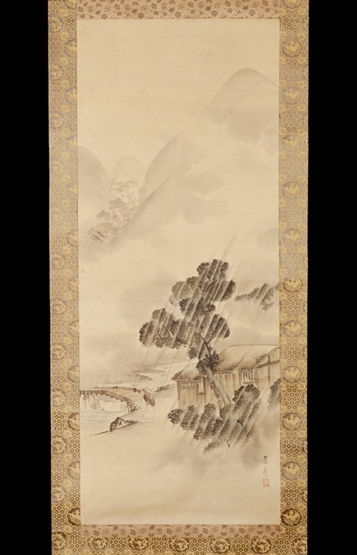 Landscape painting, 18th century