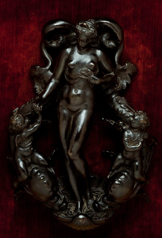 Door knocker in Form of Venus Marina, Cherubs and Dolphins, Tiziano Aspetti, c. 1595–1600