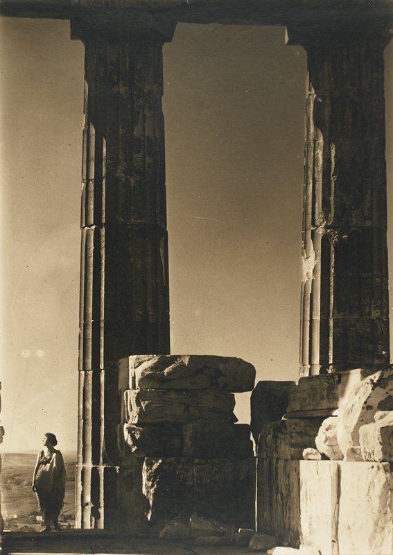 Isadora Duncan at the Parthenon, Edward Steichen, 1921