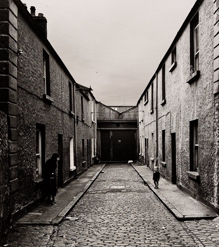 Watching - A Street Scene, Dublin, Ireland, Alen MacWeeney, 1965–66