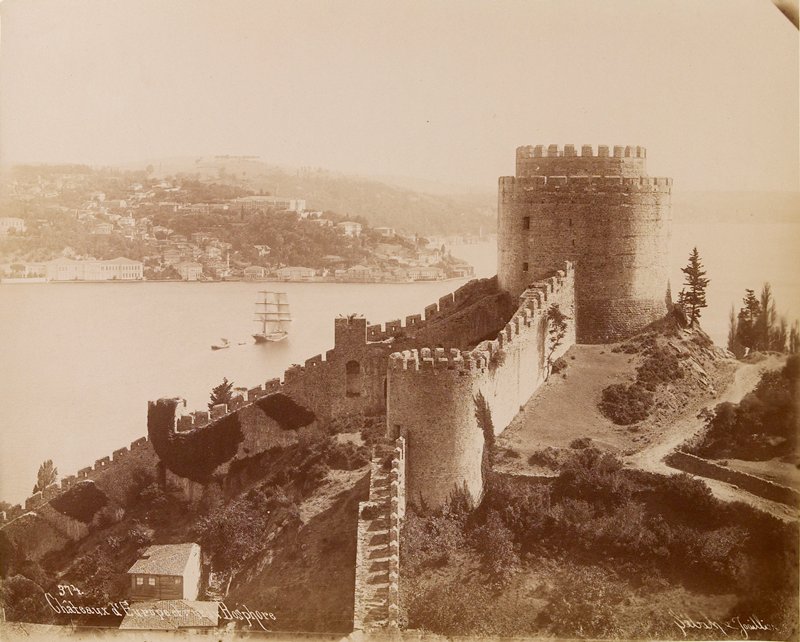 Châteaux d'Europe et vue du Bosphore, Pascal Sebah, 19th century