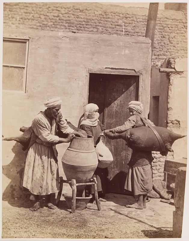 Sakkas Porteurs d'eau, Pascal Sebah, 19th century
