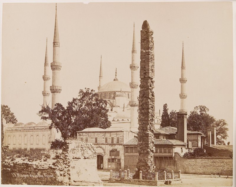 Mosquée du Sultan Ahméd, Pascal Sebah, 19th century