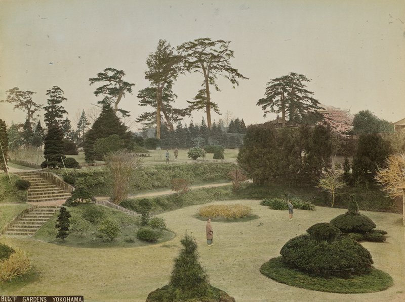 Bluff Gardens, Yokohama, Tamamura K., c. 1891