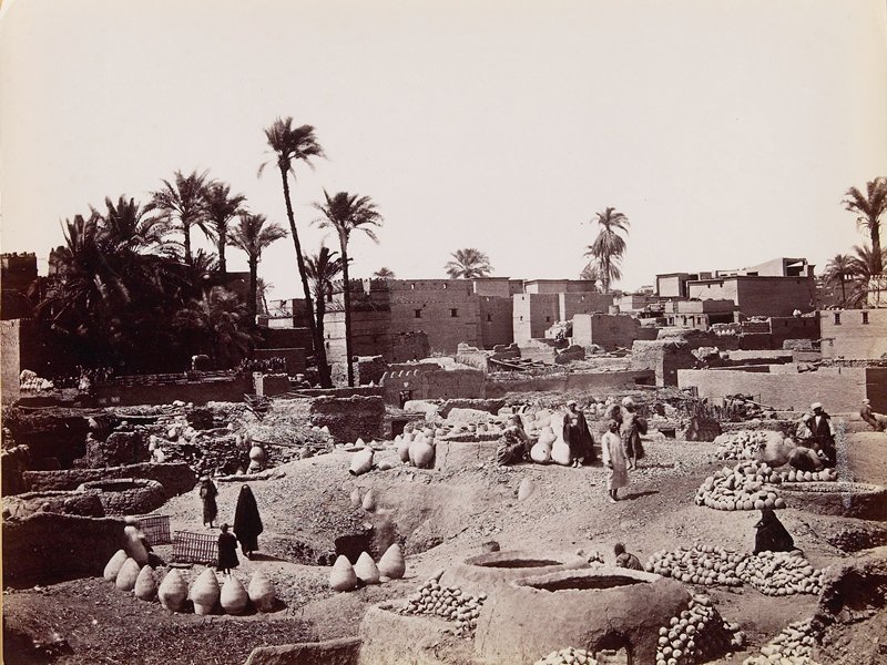 Keneh, Fabrique des Gargouletts, Pascal Sebah, 19th century