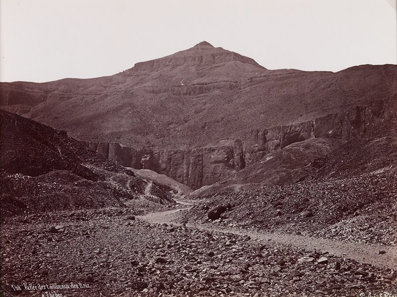 Valée des Tombeaux des Rois à Thebes, Pascal Sebah, 19th century