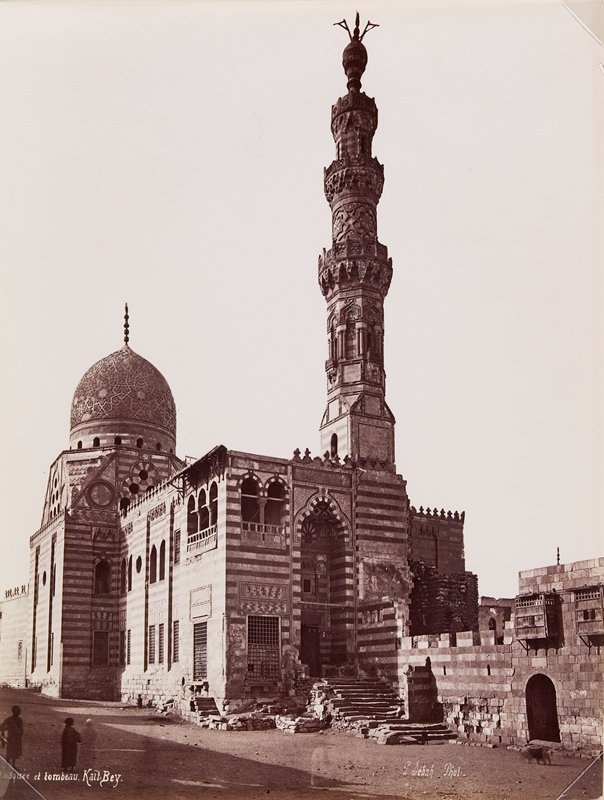 Mosquée et Tombeau, Kaït-Bey, Pascal Sebah, 19th century
