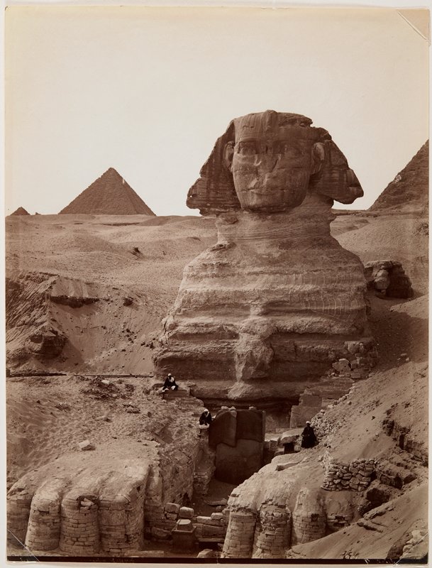 Le Sphinx Deterré, Pascal Sebah, 19th century