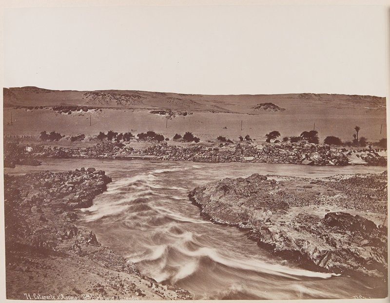 Cataracte à Assouan, Grande Porte pour Descendre, Pascal Sebah, 19th century