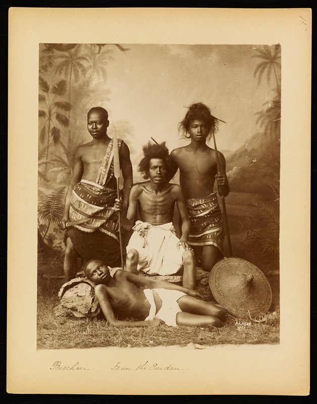 Untitled [Bishari from the Sudan], Hippolyte Arnoux, 19th century