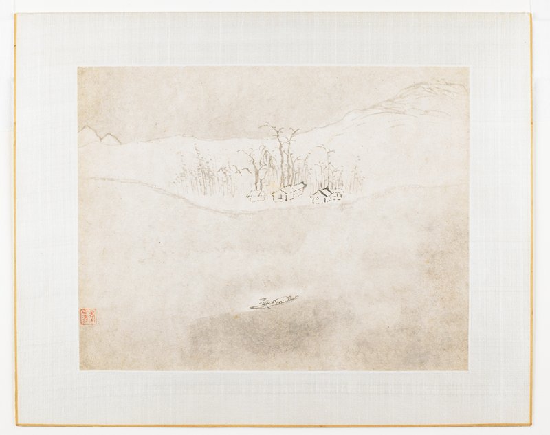 Water Scene with Boat at Center, Cheng Jiasui, c. 1630