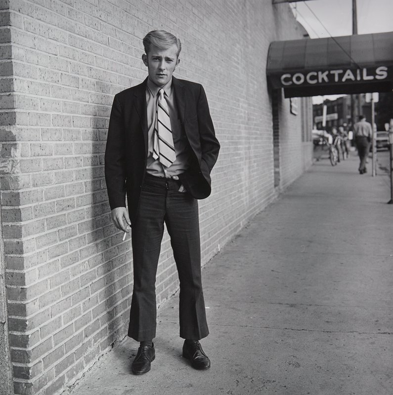 Untitled [man on street], Mark E. Jensen, c. 1970