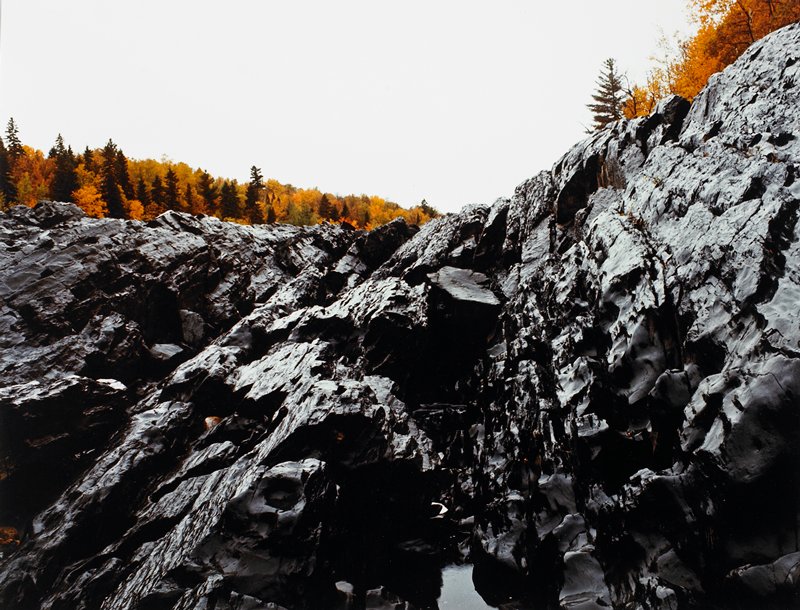 Untitled [rocks and autumn trees], George Upham, 1961–82