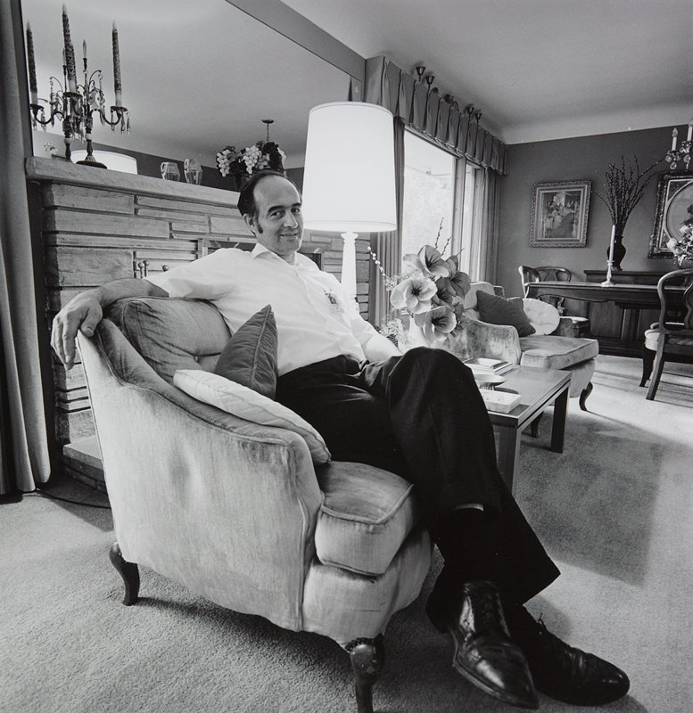 Untitled [man in easy chair, Edina], Mark E. Jensen, c. 1970