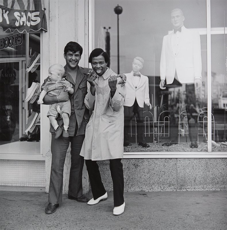 Untitled [two men with child], Mark E. Jensen, c. 1970