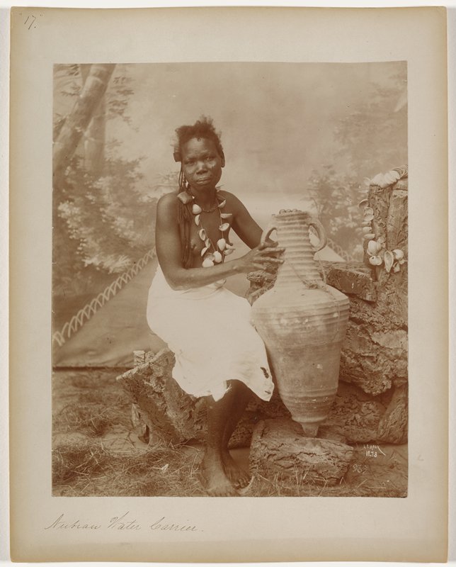 Untitled [Nubian water carrier], Hippolyte Arnoux, 19th century