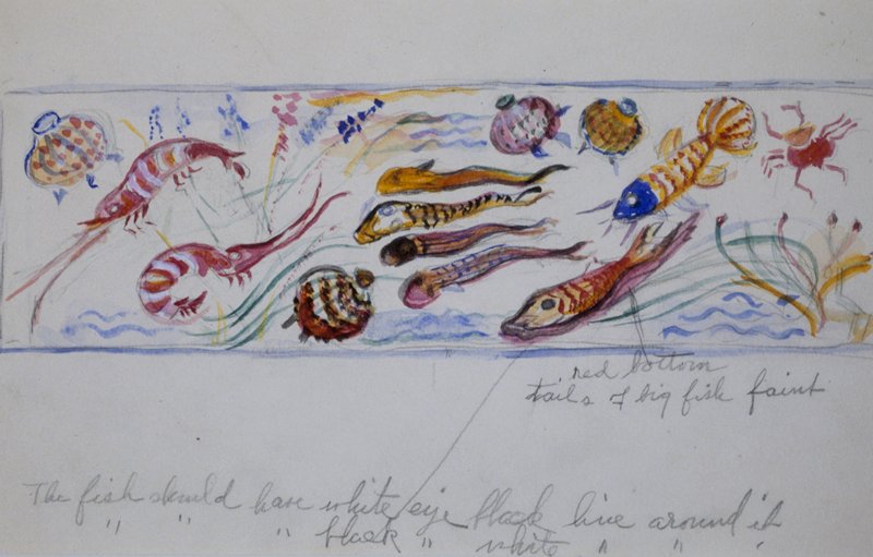 Fish and Shells, Clara Gardner Mairs, 1958