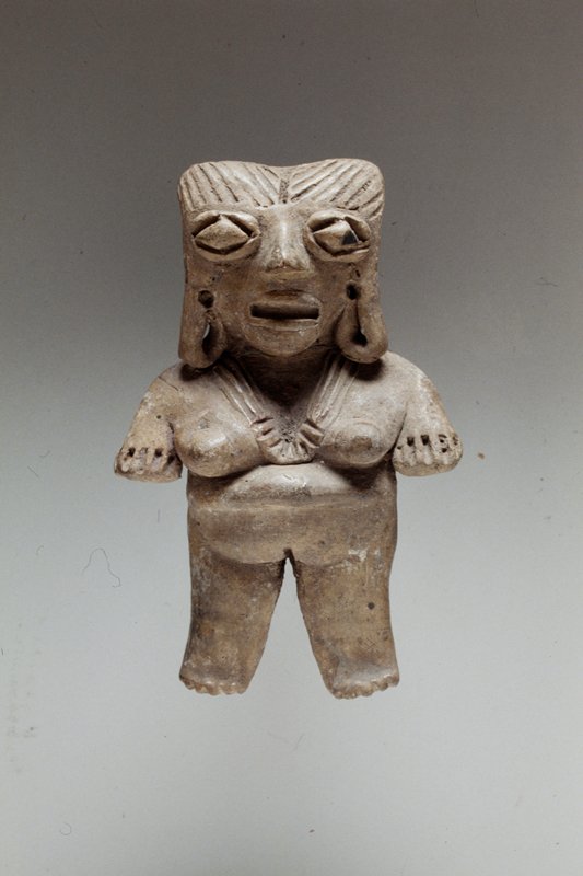Standing female figure, 250 BCE–300 CE