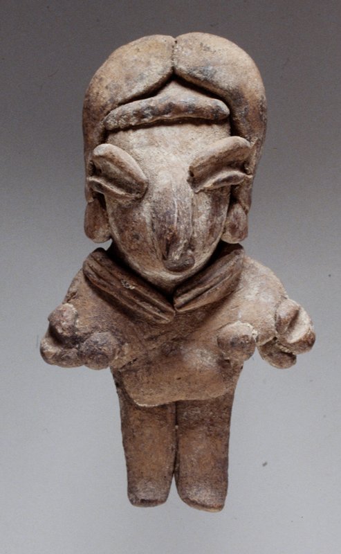 Standing female figure, 250 BCE–300 CE