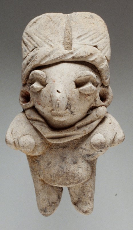 Standing female figure, 250 BCE–300 CE