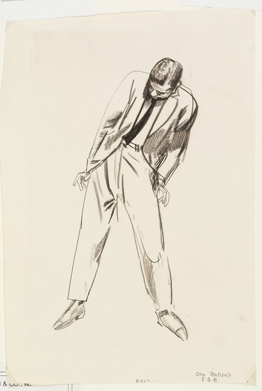 Study for a Young Man Standing, George Bellows, 1900–25