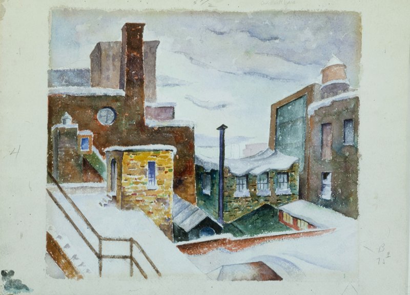 Frosty Morning (Our Back Yard), Bob Brown, c. 1930s