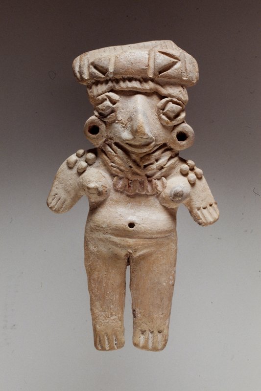 Standing female figure, 250 BCE–300 CE