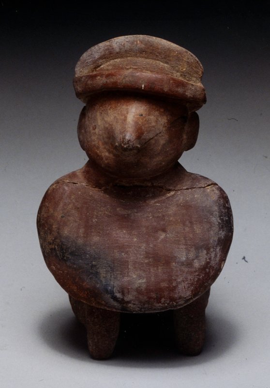 Seated warrior, 250 BCE–300 CE