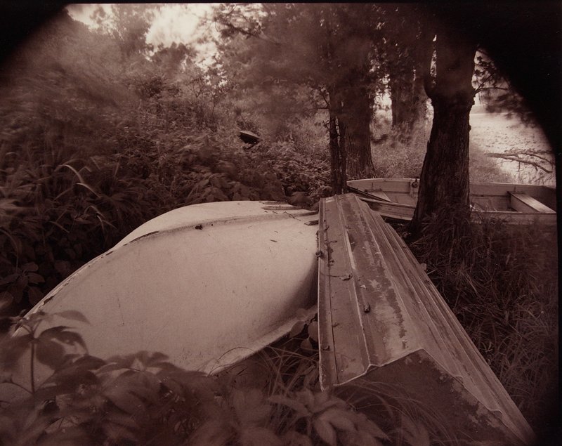 Boats Along Mississippi, James Knipe, 1983