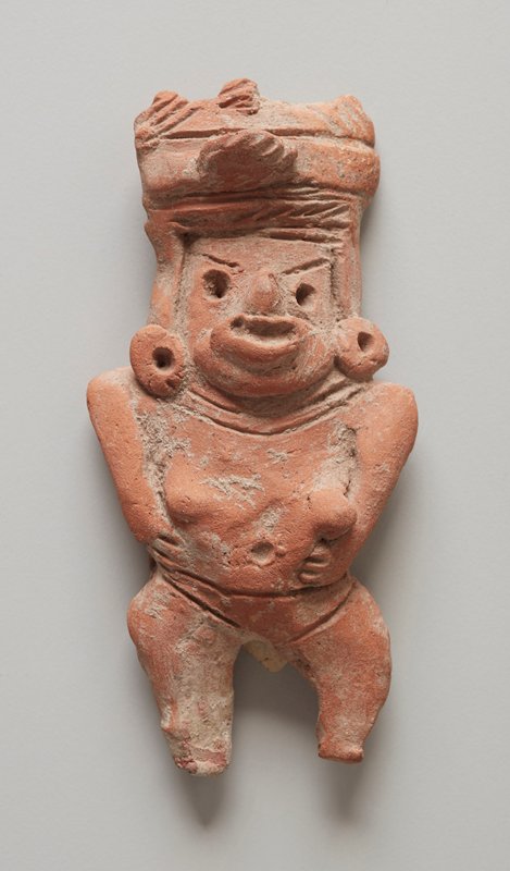 Standing flat female figure