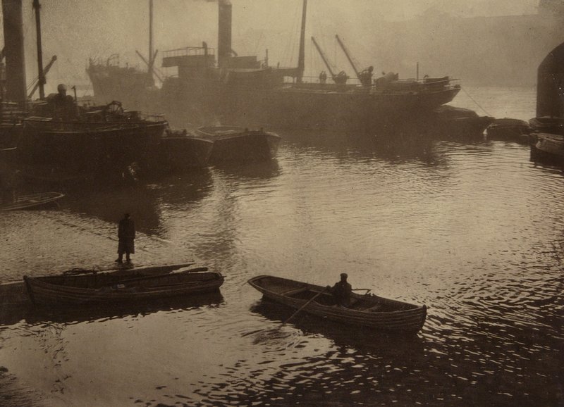 Harbor Scene, Charles Job, c. 1890