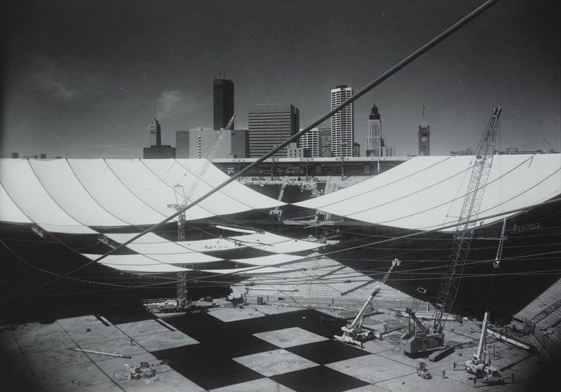 Roof Panels, Construction of the Hubert H. Humphrey Metrodome, Minneapolis, Mark E. Jensen, August 1981