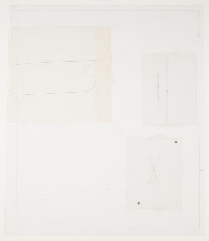 Working Plan for 'Cadillac Chopsticks', Robert Moskowitz, 1985