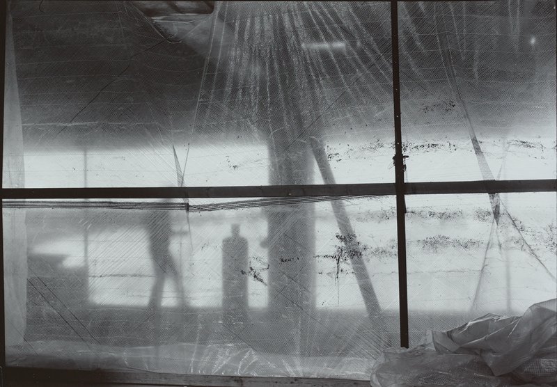 Scrim, Construction of the Hubert H. Humphrey Metrodome, Minneapolis, Mark E. Jensen, 1981