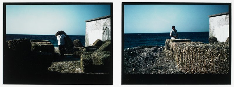 Moving Hay, Samos, Greece, Eve Sonneman, 1977