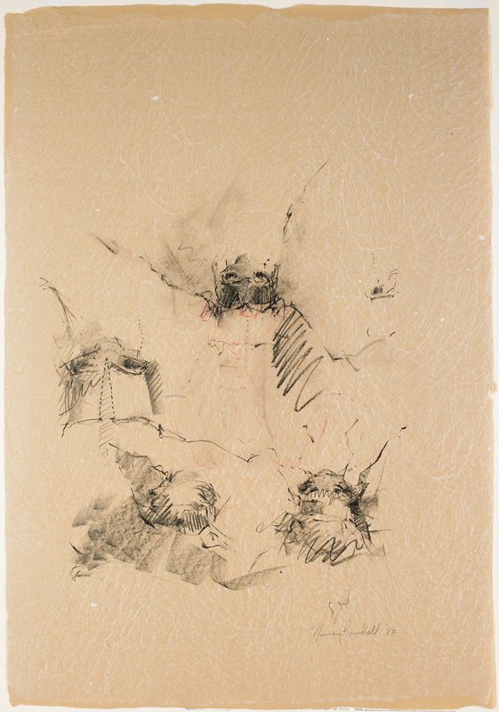 Sketches for 'Cicada Series', Nancy Randall, 1982