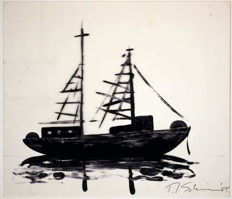 The Husband Lost at Sea (Fragment), T.L. Solien, 1985