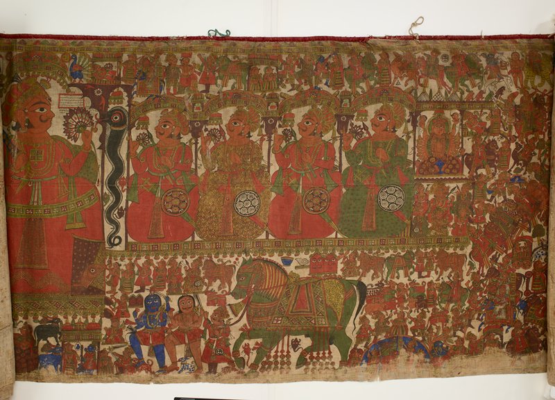 Painted Narrative Scroll of Devnarayan, Jaravcand Josi, 1926